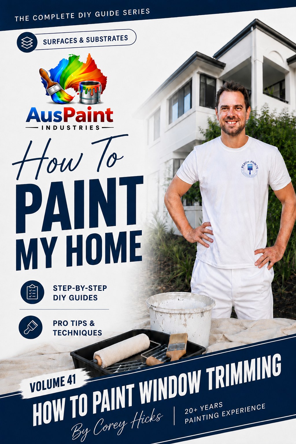 How to Paint Window Trimming, Volume 41 from Surfaces and Substrates